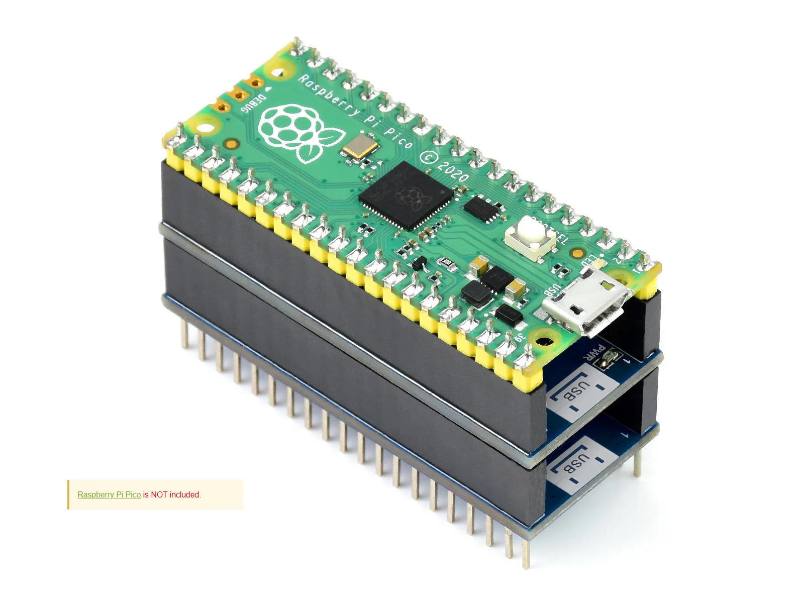 

Precision RTC Module for Raspberry Pi Pico,Onboard DS3231 Chip,Onboard Female Pin Header For Direct Attaching To Pico