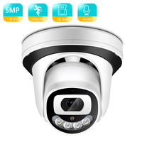 BESDER 5MP HD Audio Wireless IP Camera IR/Color Night Vision Wide Angle 3MP 2MP Video Surveillance Dome WiFi Camera With SD Slot