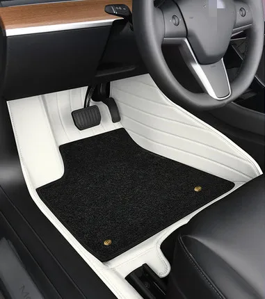 

Foot Pad For Tesla model3 modely modelx models Floor Liner Fully Surrounded Mats Waterproof Non-Slip Carpet