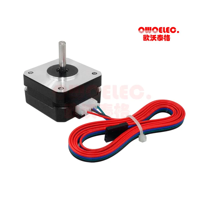 2pcs Nema17 stepper motor for Titan extruder 4-lead Nema 17 23mm 42 Motor For 3D Printer Parts, 17HS4023 2phase stepping motor
