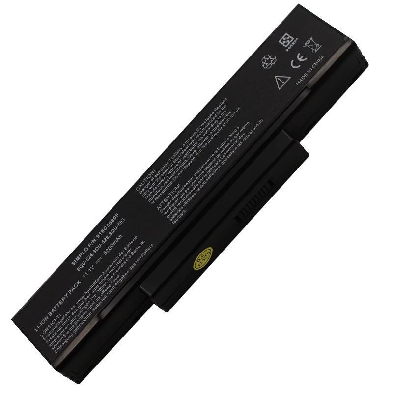 ApexWay Battery A32-F2 A32-F3 A32-Z94 A32-Z96 BTY-M66 SQU-528 For Asus Z53 M51 Z94 A9T F3 F3S F3K F3T F3SV F3JR F3JA F3E F3KE