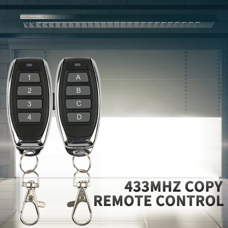 433MHZ Copy Remote Control Fixed Learning Code Cloning Duplicator Key Fob Distance Remote Controller For Gate Garage Door