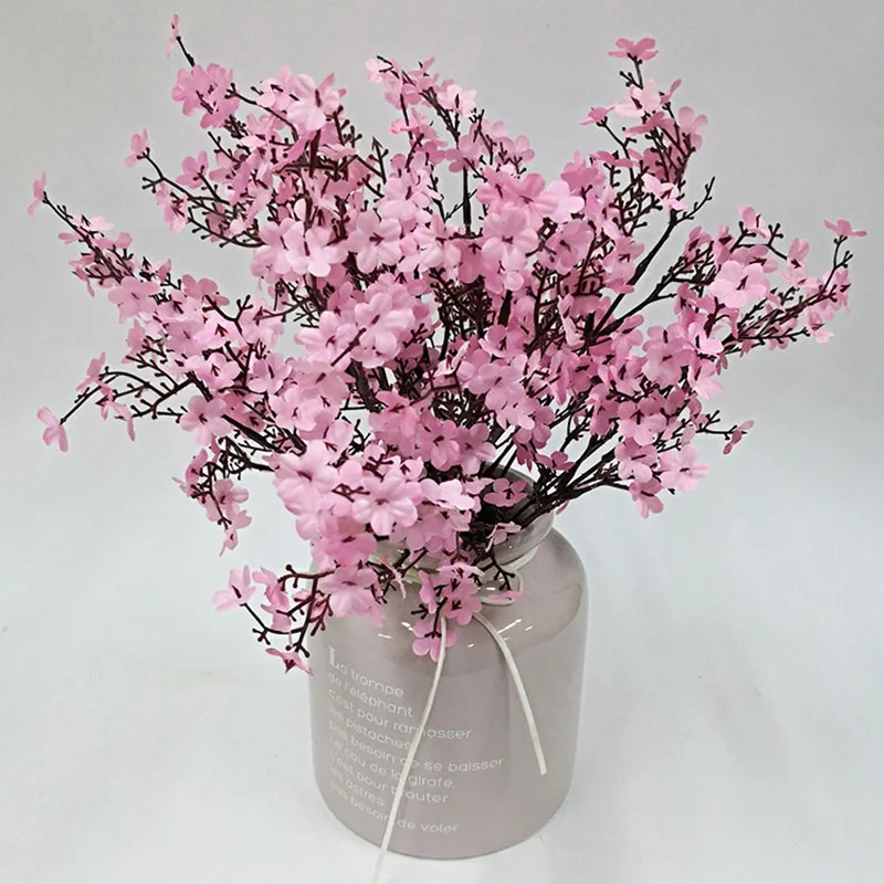 

Artificial Gypsophila Fake Flowers, Wedding Bouquet, Home Table Decoration, Flower Arrangement, Silk Flower, Small, 10Pcs