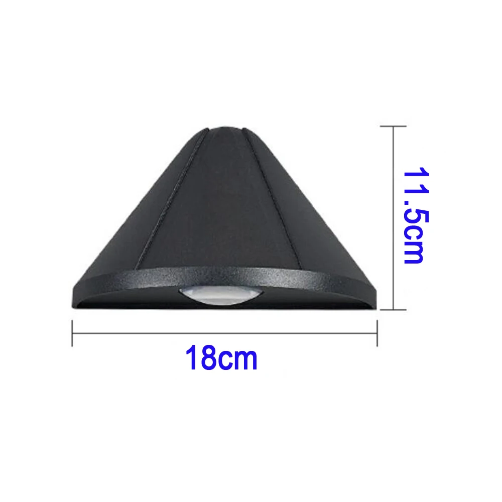 AC85-265V 5W domek z podświetleniem LED numer kinkiet piasek biały i czarny nowoczesny styl minimalistyczny wewnątrz i na zewnątrz 3 lata gwarancji