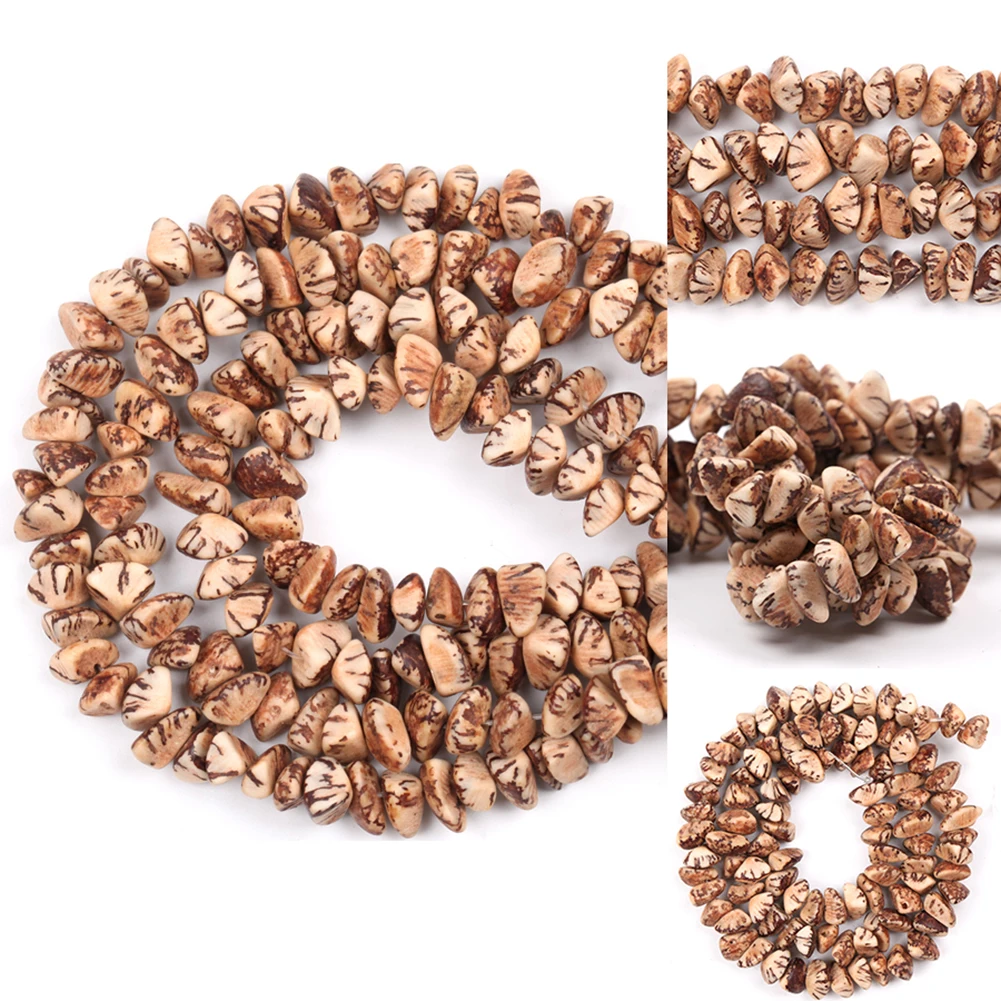 5-8mm Natural Rudraksha Bodhi Beads Loose Faceted Spacer Round Beads For Making DIY Bracelets Necklace Needlework