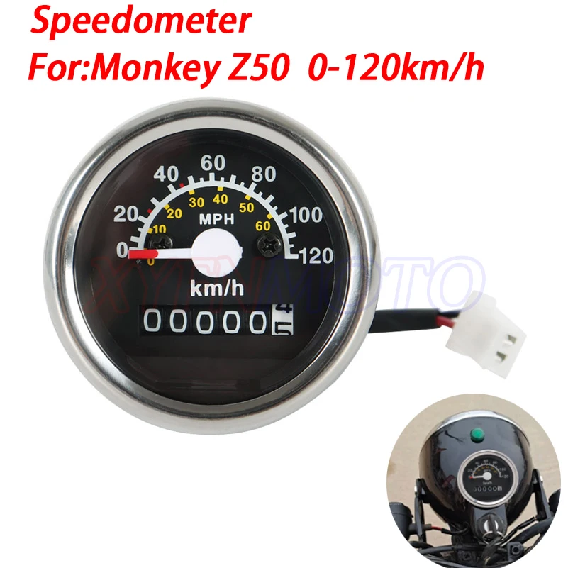 Motorcycle Universal Instrument Odometer & Suitable For Honda Z50 Z50A Z50J Z50R Mini Trail Monkey