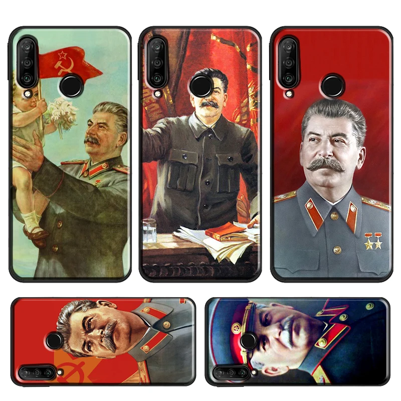 Soviet Union Leader Stalin Case For Huawei P30 Pro P40 P20 Lite Mate 20 Lite P Smart 2019 Z Nova 5T Honor 50 10i 8X 9X