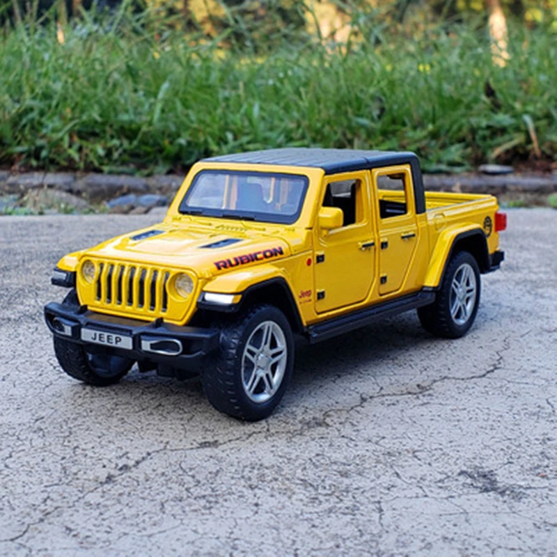 1:32 Jeeps Wrangler Gladiator Alloy Pickup Model Diecasts Metal Toy Off-road Vehicles Car Model Simulation Collection Kids Gift