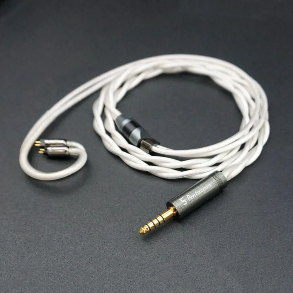 Fengru-ゴールデン/シルバー/パラジウム/銅ヘッドセット用ハイブリッドケーブル,0.78 mmcx qdc,2ピン,コード51用