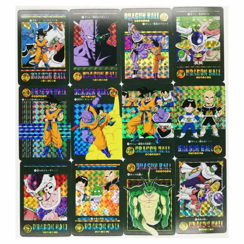 54 pz/set Dragon Ball Z GT burnough position No.4 Super Saiyan Heroes Battle Card Instinct Goku Vegeta Game Collection Cards