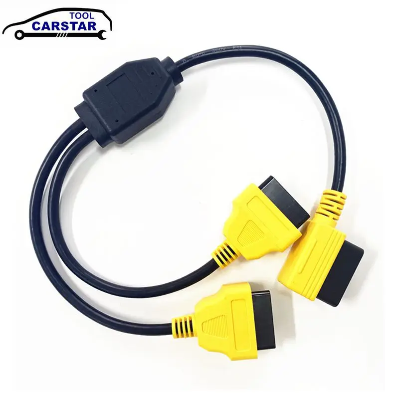 OBD2 16 Pin Male to Female Connector Cable 30/50cm OBD II Extension Cable Car Plug Extension Cord Suitable for Interface Wire