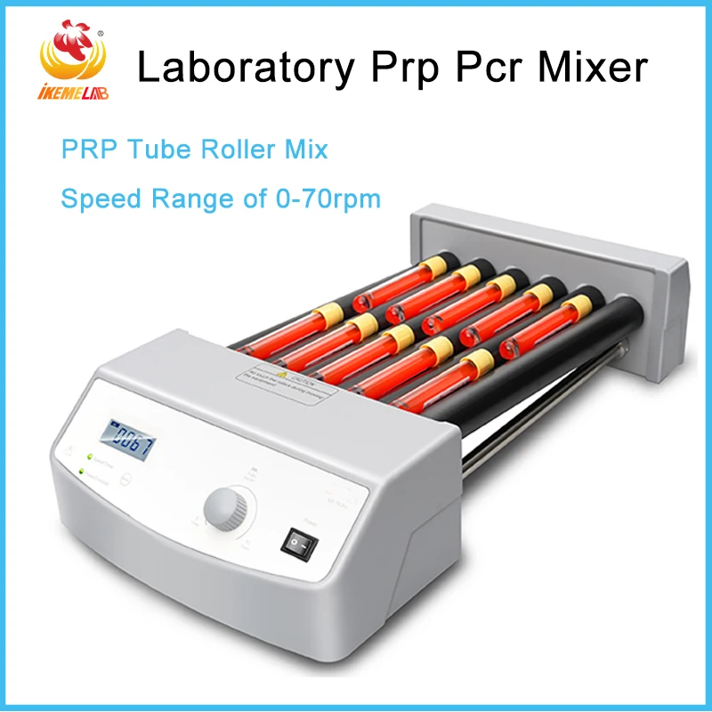 

Лабораторный смеситель PRP PCR с 6 роликами, мешалка с регулируемой скоростью, 0-70 об/мин, лабораторное оборудование, роликовое устройство, медицинские принадлежности