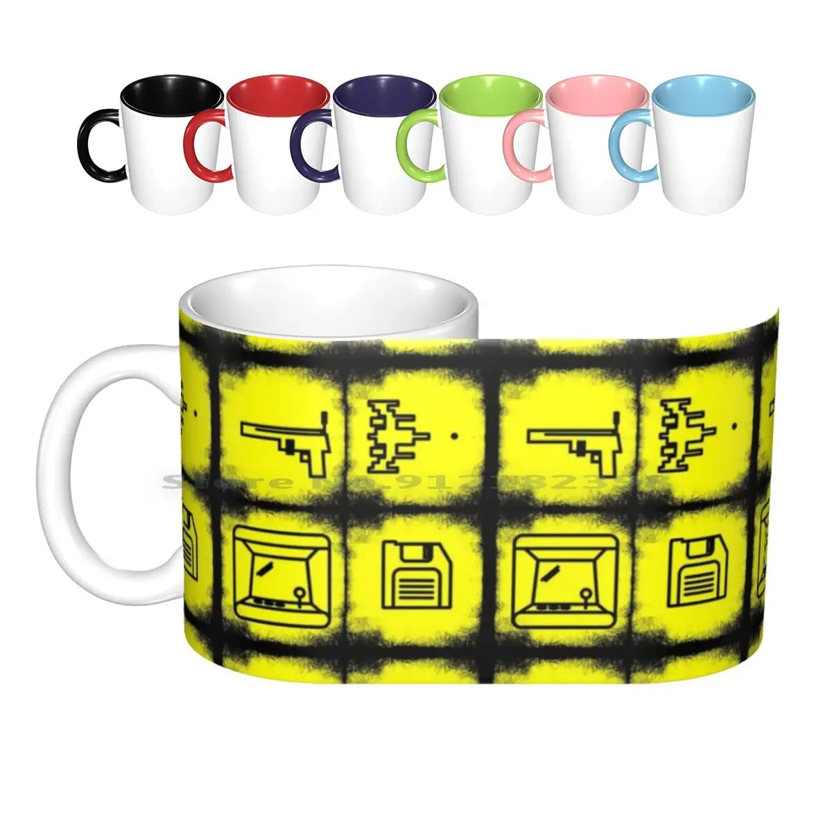 Classic Games Controller Gaming Desing Dvd Games Ceramic Mugs Coffee Cups Milk Tea Mug Tisnoow Gaming Controller Half Life