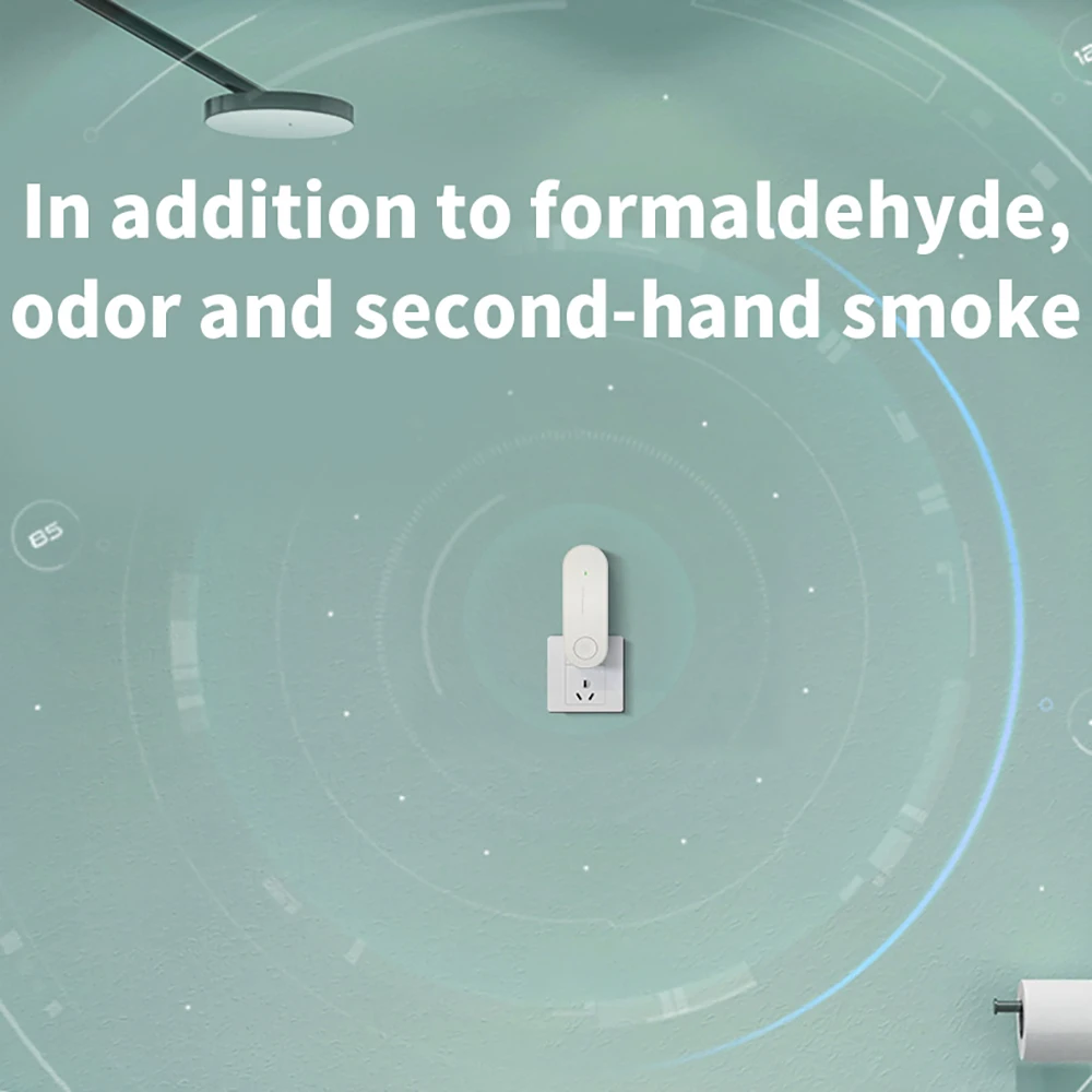 Air Freshener Ionizer Cleaner Portable Anion Air Purifier Purification Dust Cigarette Smoke Remover Toilet Deodorant