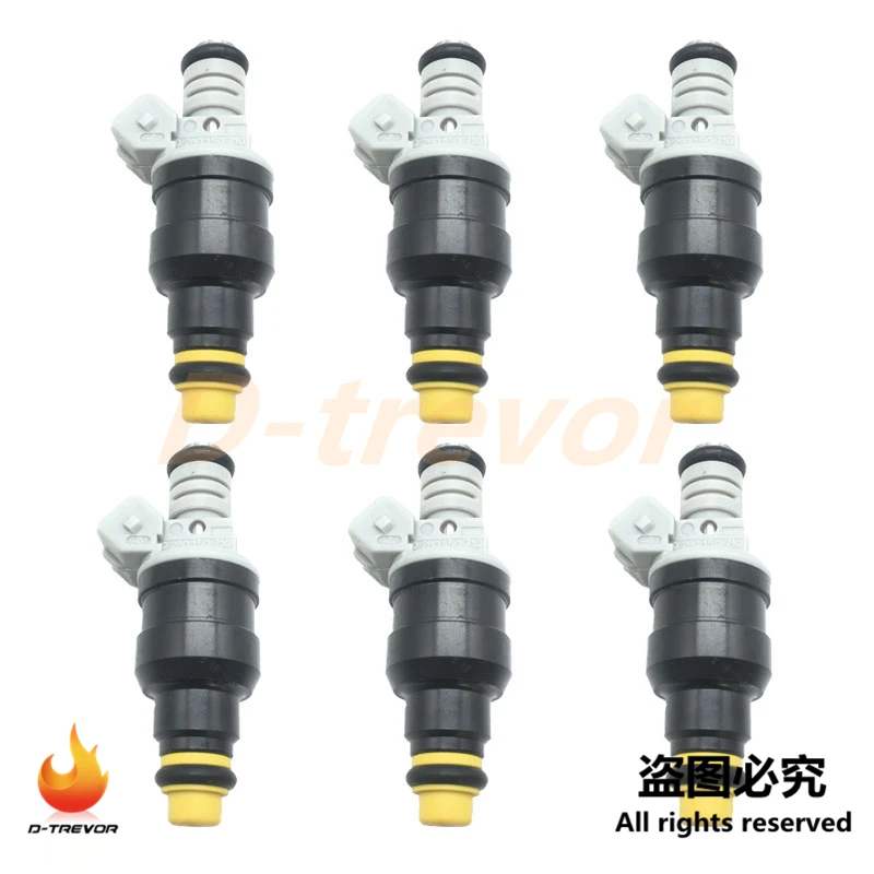 

6Pcs Fuel Injector Fit for rd Ranger Bronco II Mustang Lincoln Mercury 0280150710