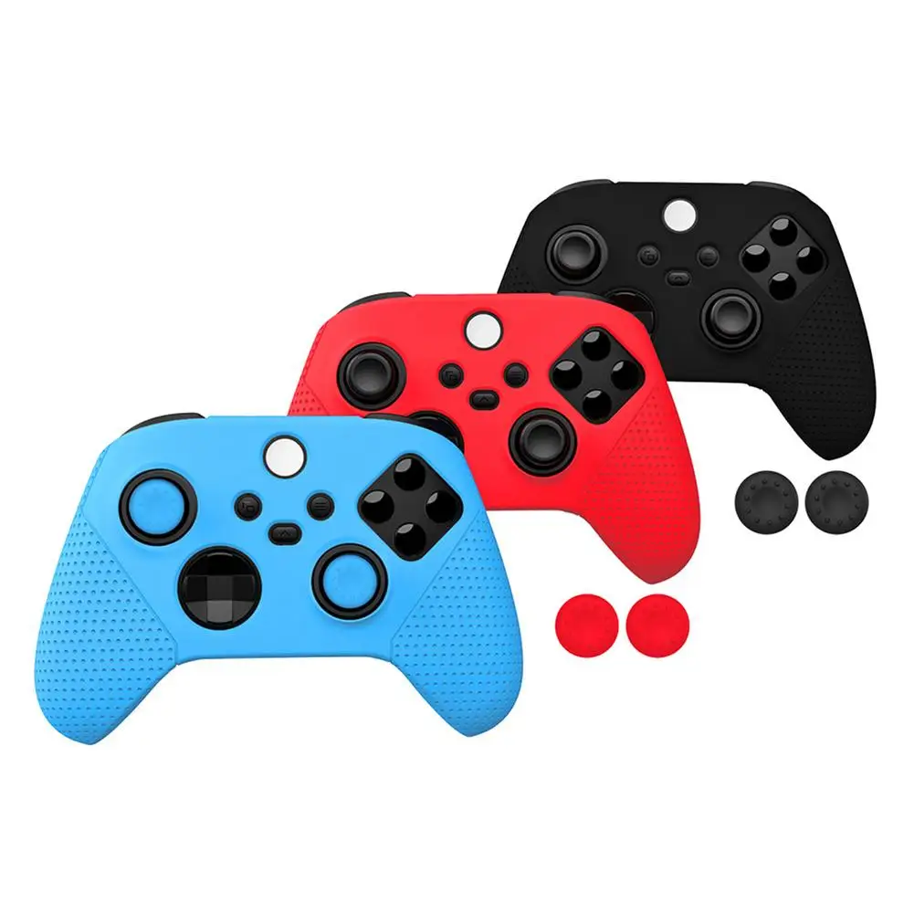 Soft Silicone Case Cover Fit For For Xbox Series S/X Controller Rubber Protective Skin For Gamepad Joystick Handle Shell