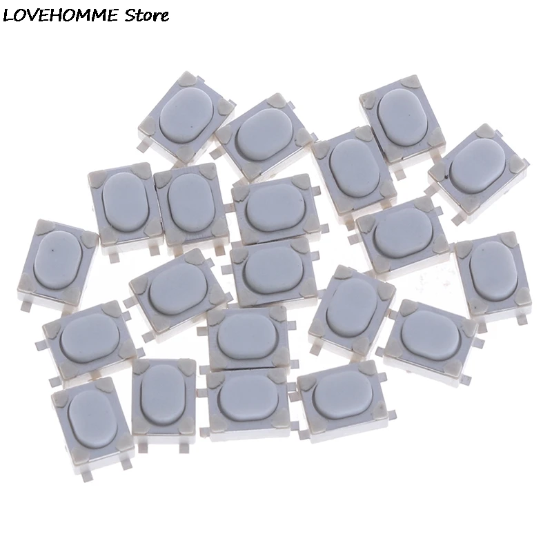 20PCS 3*4*2.5mm SMD Tact Switch 4 Pin Touch Micro Switch Push Button Switches