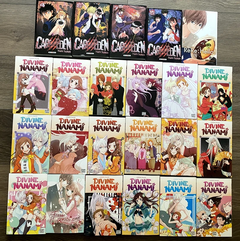 

23 Books Divine Nanami Kids Youth Teens Adult Manga Comic Story Book Language French Age 8 up