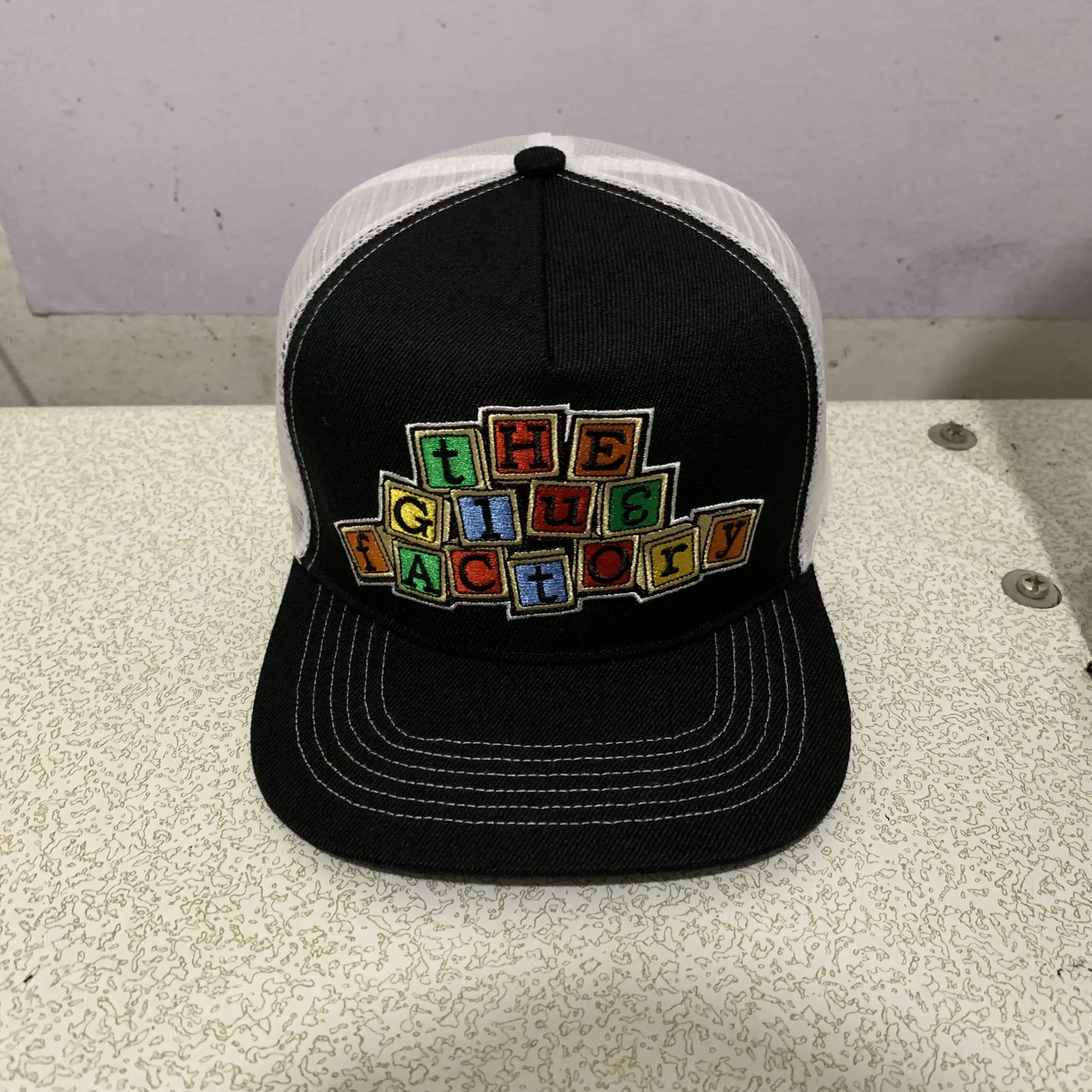 50pcs flat brim snapback caps custom trucker cap custom summer cap add your logo,pick your color