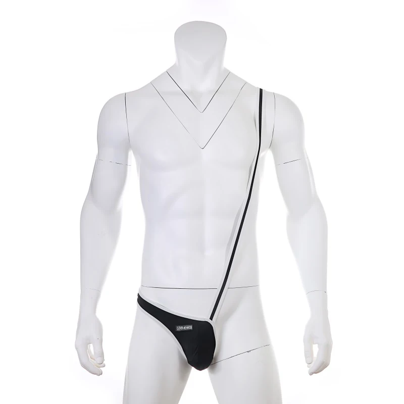 CLEVER-MENMODE erótico homens tanga g string calcinha de um lado sexy homens gays roupa interior bodysuit lingerie tangas hombre gay corda