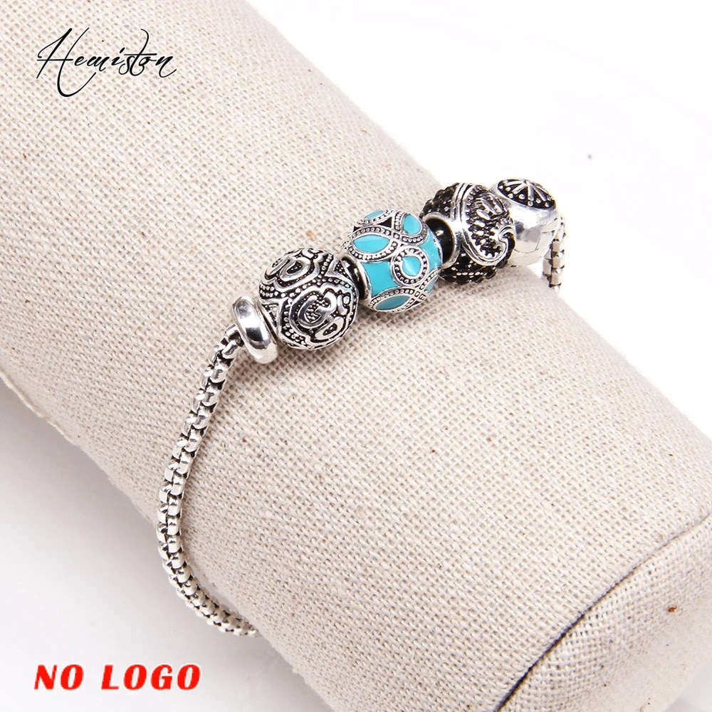 توماس KM حبة سوار ذاتي الصنع مع OM MAORI ETHNIC الخرز سدادة ، المتمردين القلب نمط سوار للرجال TS KB539