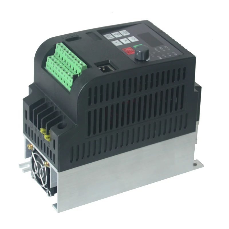 HOT! 0.75KW/1.5KW/2.2KW/4KW  Frequency inverter Output 3-Phase VFD Frequency Converter Adjustable Speed 220V/380V/220V TO 380V