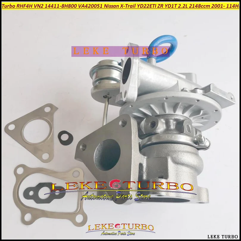 Turbo RHF4H VN2 14411-8H800 144118H800 VB420051 VC420051 Turbocharger For Nissan X-Trail YD22ETI  ZR YD1T 2.2L 2148ccm 114HP 01-