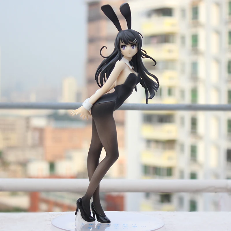 Anime Rascal Does Not Dream of Bunny Senpai Sakurajima Mai 1/7 Scale PVC Action  Figure Model Toys