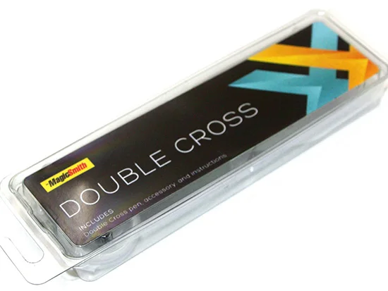 Double Cross by Mark Southworth (1 X Stamper + 1 Heart Stamper) Magic Tricks Magician Close Up Illusion Props X Transfer Magia