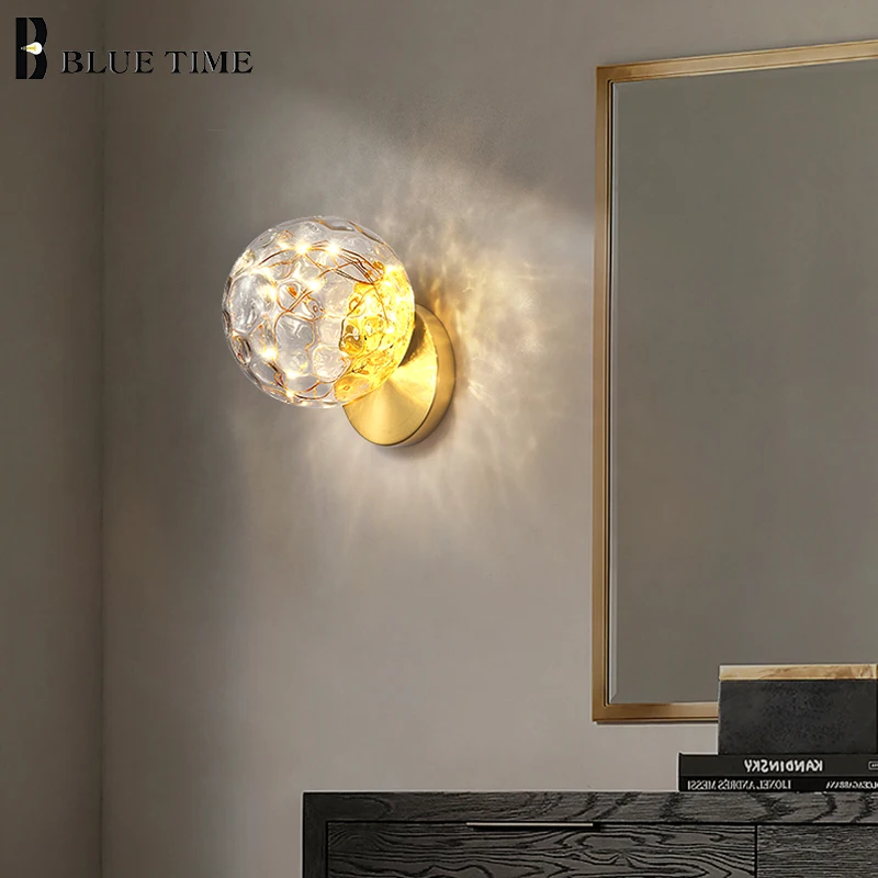 Led Wall Light Home Black & Gold โมเดิร์นสำหรับห้องนั่งเล่นห้องนอนห้องนอนเตียงนอน Sconce โคมไฟ Led Luster