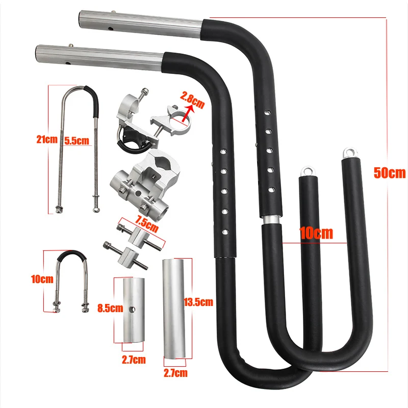 Longboard Surfboard Bicycle Rack Wakeboard Bike To Seat Post Holder Scooter Moped Surfing Board Carrier Mount Bracket Motorcycle