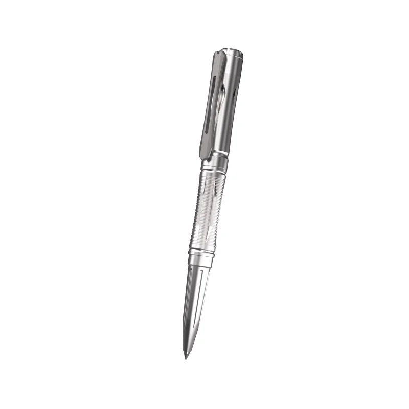 NITECORE NTP20 Multi-Functional Titanium Alloy Tactical Pen Ergonomically Tungsten Steel Tapered Tip for Self-defense