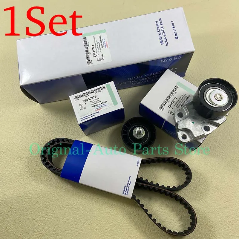 1Set Timing Belt Tensioner Kit For Buick Excelle 1.6 Chevrolet Aveo Kalos Lecetti Nubira Daewoo 96350526 25183772 96814098