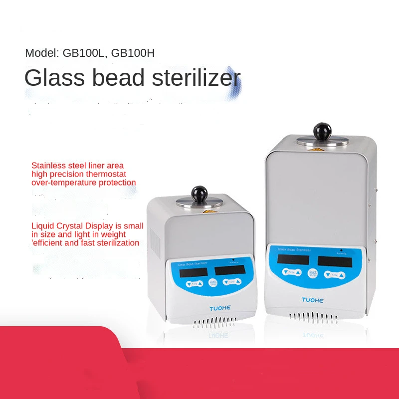 Gb100h / L Laboratory Small Sterilizer Surgical Forceps Tweezers High Temperature Disinfection Glass Bead Sterilizer