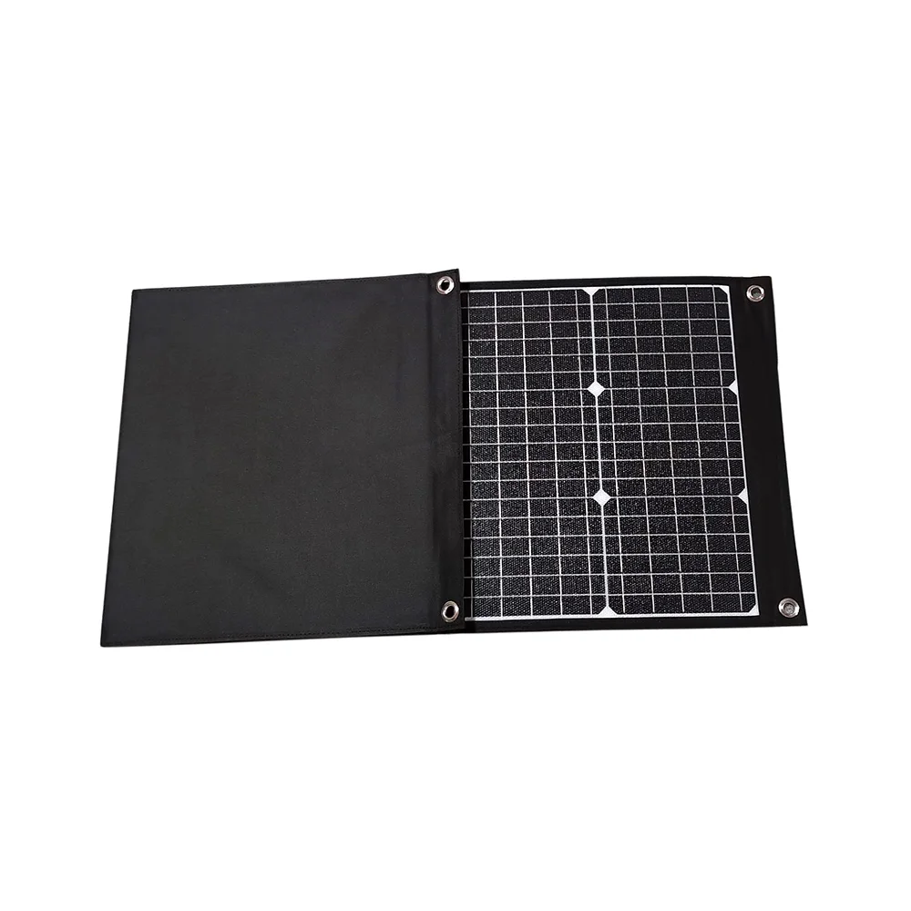 GGXingEnergy New ETFE 60W Folding Solar Panel Kit Charger for 12V Car/Boat Battery/Laptop/Portable Power Station