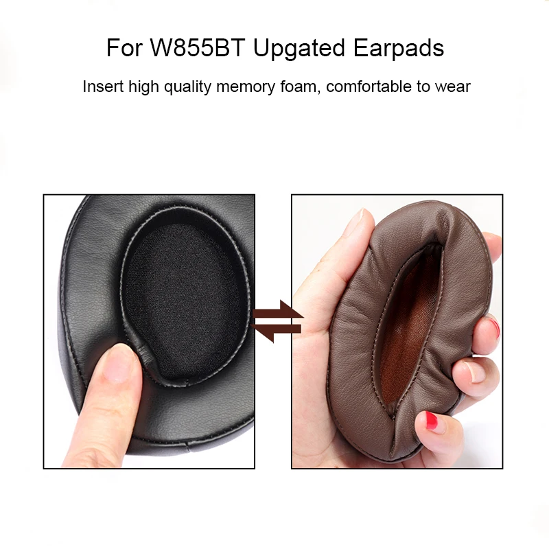 وسادات الأذن لاديفير W855 W855BT وسادات الأذن الإسفنج وسادة استبدال سماعات الأذن