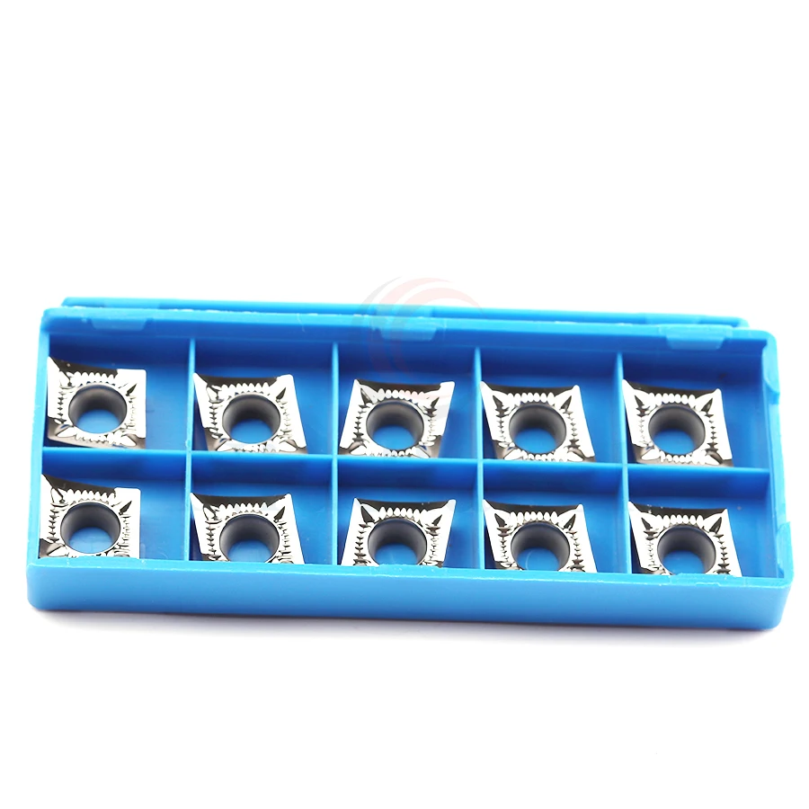 10 Chiếc CCGT120402 AK H01 CCGT120404 AK H01 CCGT120408 AK H01 Carbide Chèn Nội Bộ Dụng Cụ Xoay Tiện Bằng Máy CNC Công Cụ Biến miếng Lót