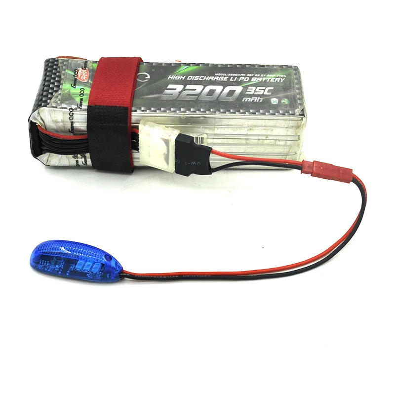 ZMR 2-6S Low Voltage Warning Navigation Light Lamp Led Lipo Battery Buzzer Alarm for RC Fixed-Wing Aircraft Racing Drone