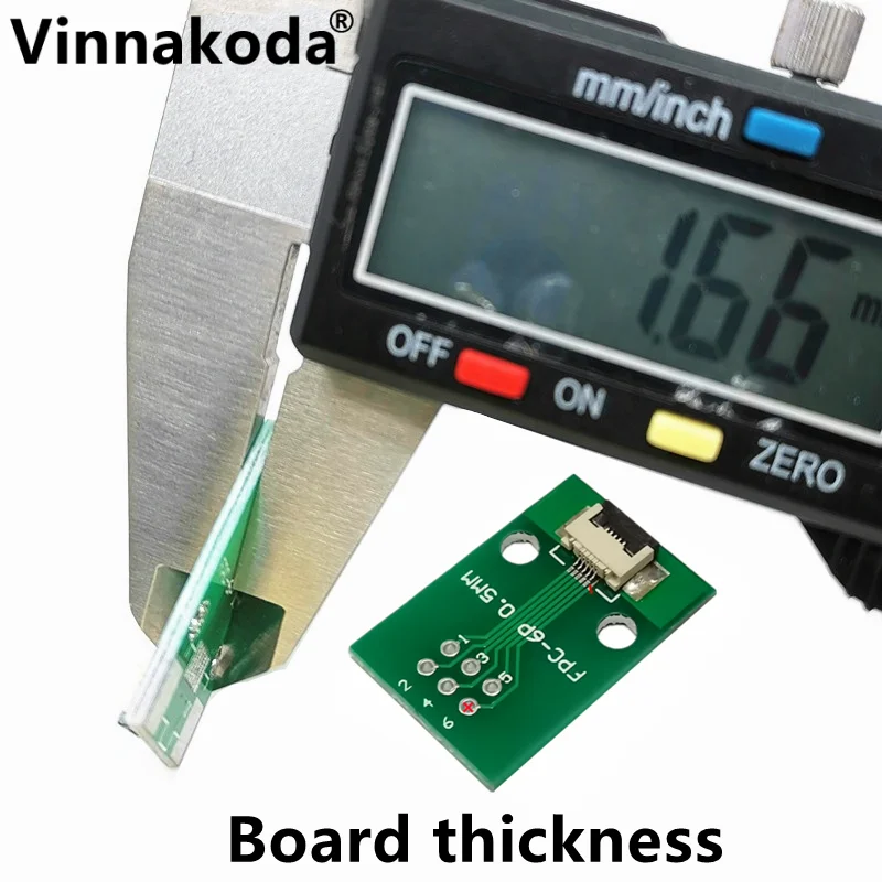 Placa adaptadora FFC/FPC, conector abatible soldado de 0,5 MM-5P a 2,54 MM, 5 uds.