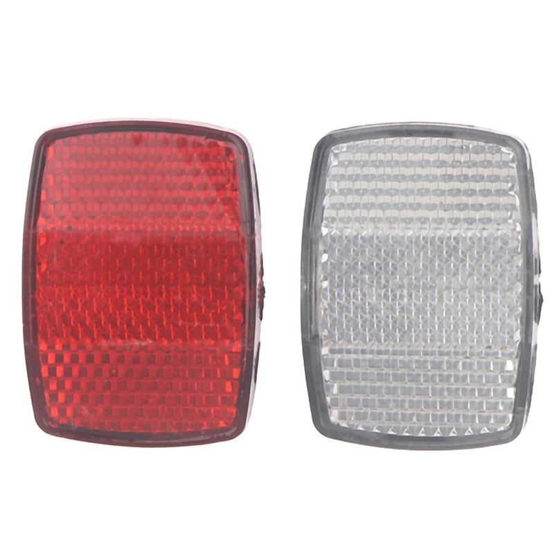 Bicycle Plastic Reflector Tail Light Reflector Front And Rear Warning Tail Light Bike Accessories