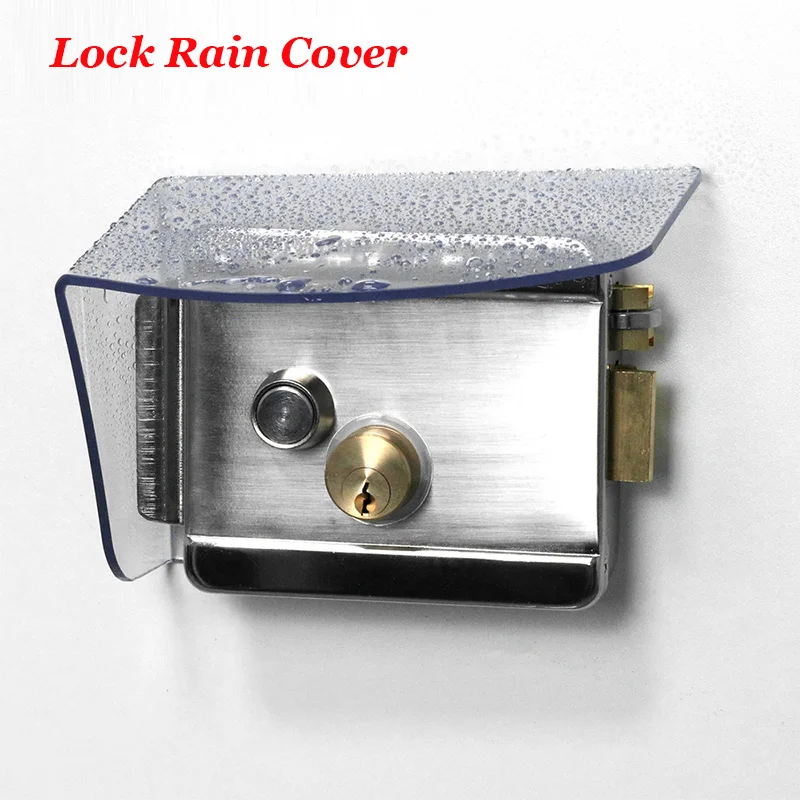 Rain Cover For Electric Lock Outdoor Waterproof Cover Rain Shield Weatherproof For Electronic Lock Mechanical Lock Gate Lock