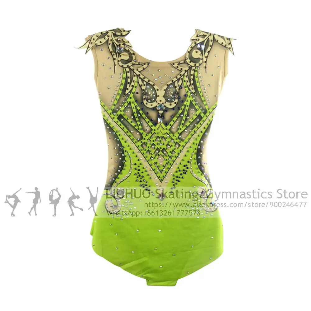 Performance Costumes Dress Women Girls Teens Ice Skating Dress Competitions  Kids Rhythmic Leotard Artistic Christmas