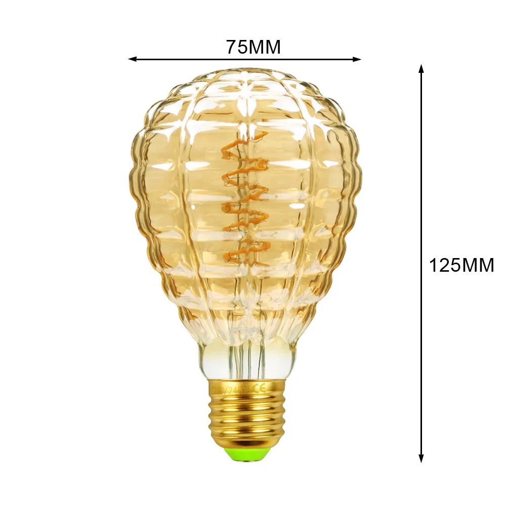 IWHD 4W LED Ampoule Vintage Lamp Edison Light Bulb 110-220V 2300K Retro Industrial Decor Bombillas Ampul Lampadine