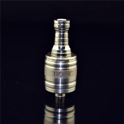 Trident V2 RDA ze stali nierdzewnej kroplówka odbudowująca Atomizer RBA 510 gwint DIY wstępnie zbudowany parownik mechaniczny Mod, skrzynka narzędziowa