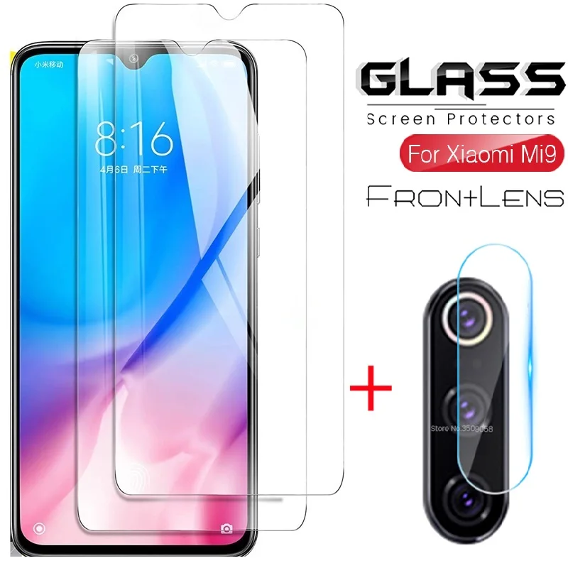 For Xiaomi Redmi 7 Note 7 pro 8 pro MI 9t Safety Glass for Redmi Note 8 pro A3 MI 9 CC9E Screen Protector Camera Lens Protective