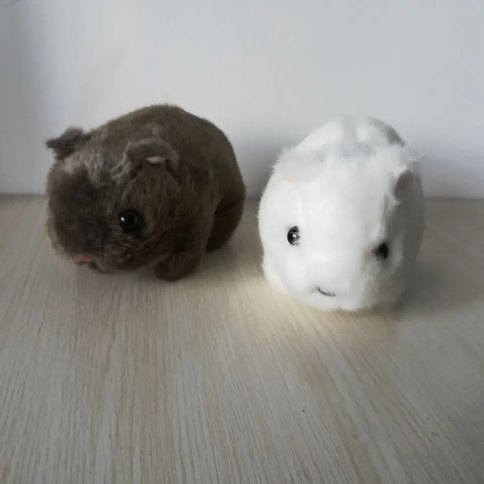 about 18cm lovely hamsters soft plush toy, white or gray mouse funny toy ,baby toy,birthday gift h0119