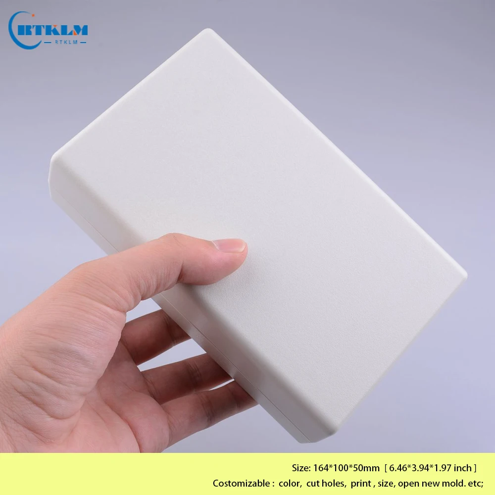 Electronics Junction Box Plastic Enclosure DIY Instrument Case ABS Plastic Project Box Desktop Enclosures 164*100*50mm