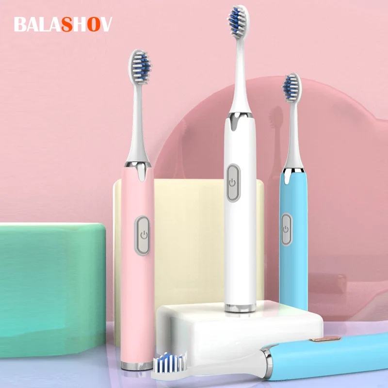 Electric Toothbrushes Adults Household Smart Whitening Couples Toothbrush Waterproof Replaceable AA Battery Version New Style