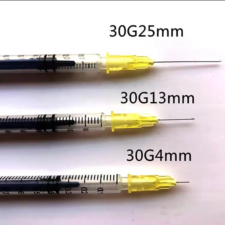 30g 32g 34g 4mm 6mm 13mm Meso Sharp Tip Needle  Meso Disposable Painless Small Needle Hypodermic Disposable for Skin Booster