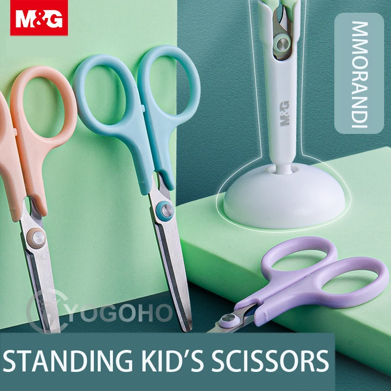 M&G Morandi Light-coloured knife candy Scissors safety Standing Utility Knife Special Stationery for Students kawaii